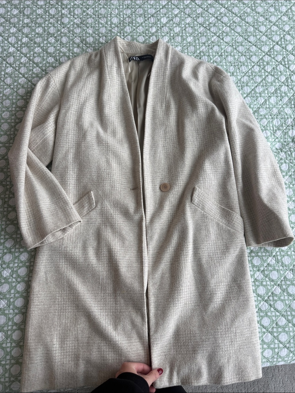 ZARA Cream Trench Coat